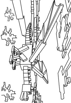 Раскраска Рисунок 1 из Майнкрафт