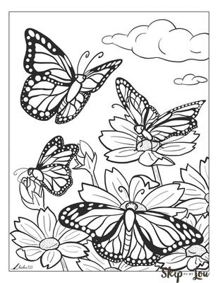 Красивые раскраски бабочки скачать и распечатать | Перейти к моей Ло