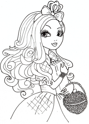 Ever After High - Бесплатные раскраски для детей.