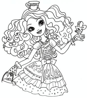 Ever After High Coloring Pages - лучшие раскраски для детей