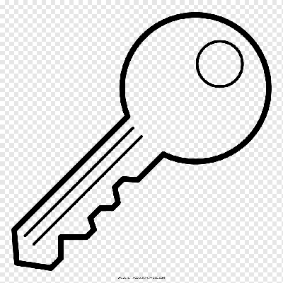 Рисунок Ключа Книжка-раскраска Дверь, ключ, текст, рука png | PNGEg