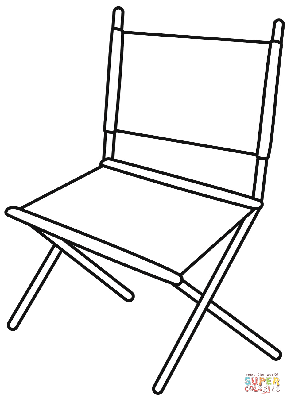 Простая раскраска. Книжка-раскраска для детей, Детский деревянный стул Stock Vector Image \ u0026 Art - Alam