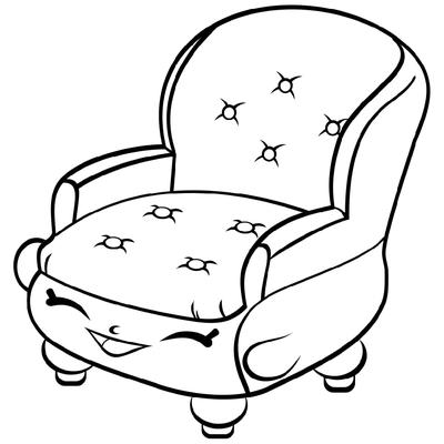 бесплатно скачать раскраску старинный стул от Stephanie Corfee | Рисование мебели, Раскраски, Рисование стульев