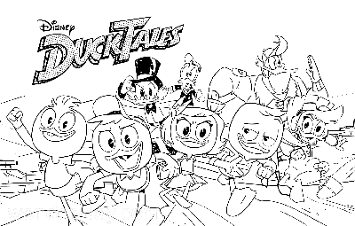 Ducktales раскраски