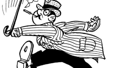 Рисунок Джонни Браво Art to Heart Ван Партибл, Окленд, 2014, в анимационных персонажах Стивена Нг из телевизионной галереи Comic Art Gallery Roo